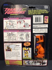 Transformers G2 1992 Constructicon Mixmaster #6 Of Devastator Orange KB Toys Exc