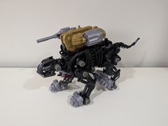 Zoids Wild ZW36 Rising Liger Action Figure Gold Red Model Kit Takara