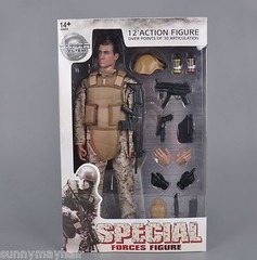 12” American Military Soldiers Special Forces Army Man Action Figures Play Set