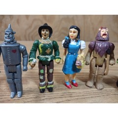 Vintage 1988 Wizard of Oz Action Figures MGM Turner MTC Set of 6 Dorothy Tin Man
