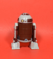 Star Wars 3.75″ TCW Clone Wars CW64 R7-D4 Plo Koon Astromech Droid As Shown P17