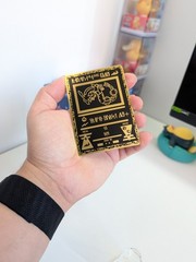 Rayquaza Gold Metal Collector Card Display Piece Unofficial