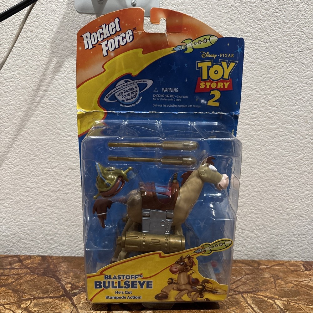 Disney Pixar Toy Story 2 Rocket Force Blastoff Bullseye NEW Stampede Action