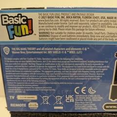 Big Bang Theory Tiny TV Classics Basic Fun Real Working TV & Remote New In Box