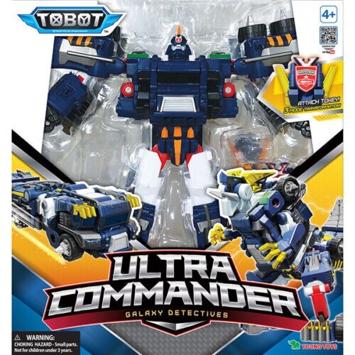 Tobot V Ultra Commander Transforming Robot Young Toys Action Figure New