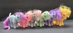 Lot of 6 My Little Pony 35th Anniversary Retro Reissue 2017 Bridge Direct G1