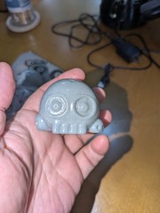Science Patrols Sofubi Mekurabe no Kozuchi Skull Hammer Mallet Omake Pullstring