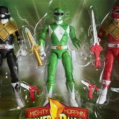 Playmates Power Rangers Re-Ignition Power Transfer Pack 3 Pack Black, Green, Red