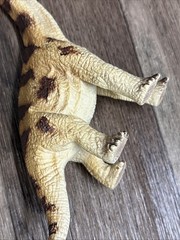 Vintage Schleich Brachiosaurus Dinosaur Figure Toy Brown Beige 2002 6.5” F1
