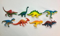 Dinosaurs Lot Of 20 Various Figures, Sizes & Colors – Varies From 5” To 1” -READ