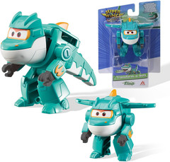 Super Wings Transformable Toys, 2 in Tino Robot Transforming Action Figures, 2-I
