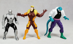 Vintage Spider Man Posable Die Cast Action Figure ToyBiz 2002 LOT