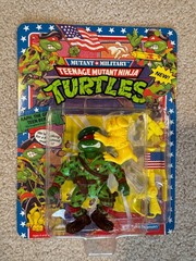 TMNT Raph, Green Teen Beret 1991 Unpunched MOC MOSC 5152 Ninja Turtles Playmates