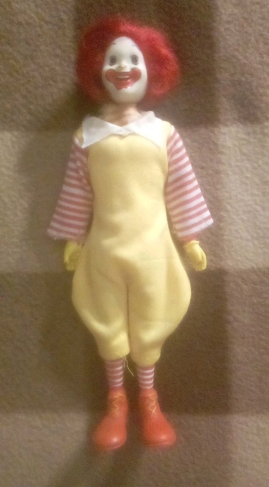 Vintage 1976 Remco McDonald’s Ronald McDonald Figure Toggle Head Original Toy