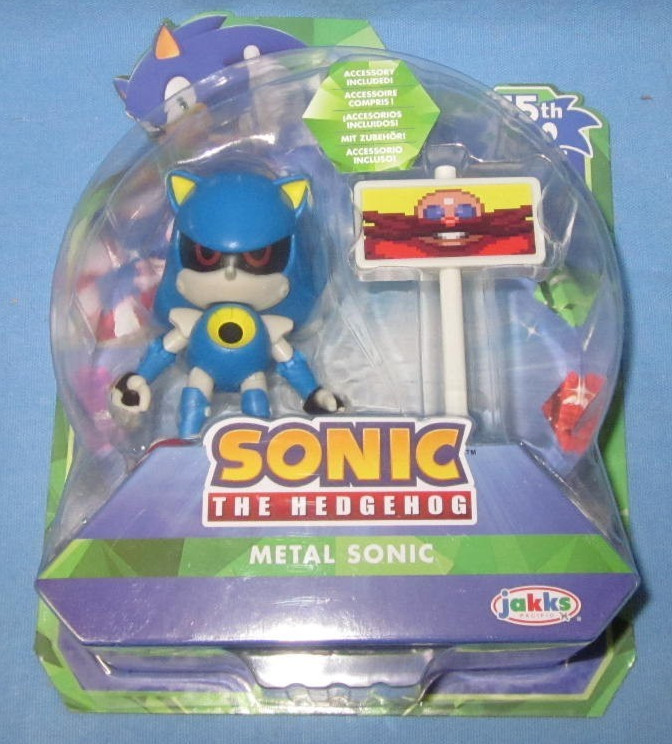 Sonic 35th Anniversary ~ Metal Sonic ~ Plastic Action Figure by Jakks Pacific