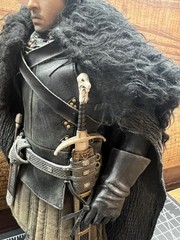 ThreeZero Jon Snow Nightwatch 1/6 Scale Figure Opened Complete Game of Thrones