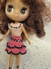 littlest pet shop LPS Pretty In Paris Blythe B14 Poodle #1862 Pink Rat #1863