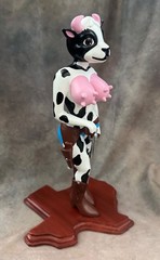Strangeco Cathy Cowgirl Statuette B/W Ver. Ron English Pop Art NRFB USA Seller