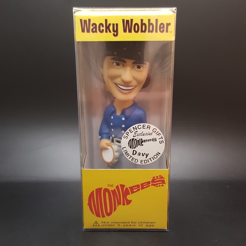 FUNKO THE MONKEES DAVY JONES LIMITED ED EXCLUSIVE WACKY WOBBBLER BOBBLE HEAD