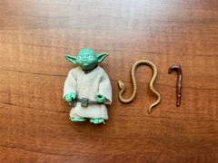 Vintage Kenner 1980 Star Wars Yoda HK COO Smile Factory w/ Match Accessories