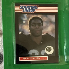 Kenner Starting Lineup 1989 NFL Edition Marcus Allen Action Figure w/ Card