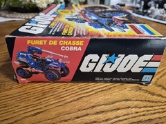 French/Canadian Hasbro GI Joe Cobra Ferret ATV Box Cut Flagpoints Triple Win