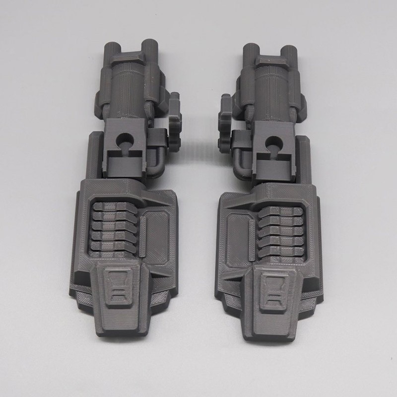 3D Printed Gun Weapon Foot Soleplate Upgrade Kit For AOTP Combaticon Onslaught