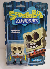 Super7 ReAction SpongeBob SquarePants SkullPants New Old Stock