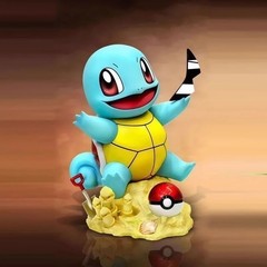 Pokemon Bulbasaur Charmander Squirtle PVC Figure Set 4in/10cm Anime Statue Toy