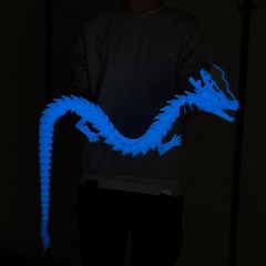 47.5inch 3D Printed dragon Model,Articulated Animals figure,Toys Home Decor