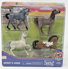Dreamworks Spirit Riding Free Palomino Bluffs & Spirit’s Herd (Lot of 2)