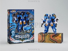 Miniforce Dinoid Warrior DINO COMMANDER + 7-Type Headbot Transformer Robot Set