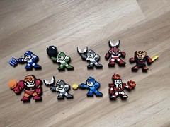 World Of Nintendo 8 Bit Classic Jakks Pacific Mega Man Retro Figures Lot Cut Gut