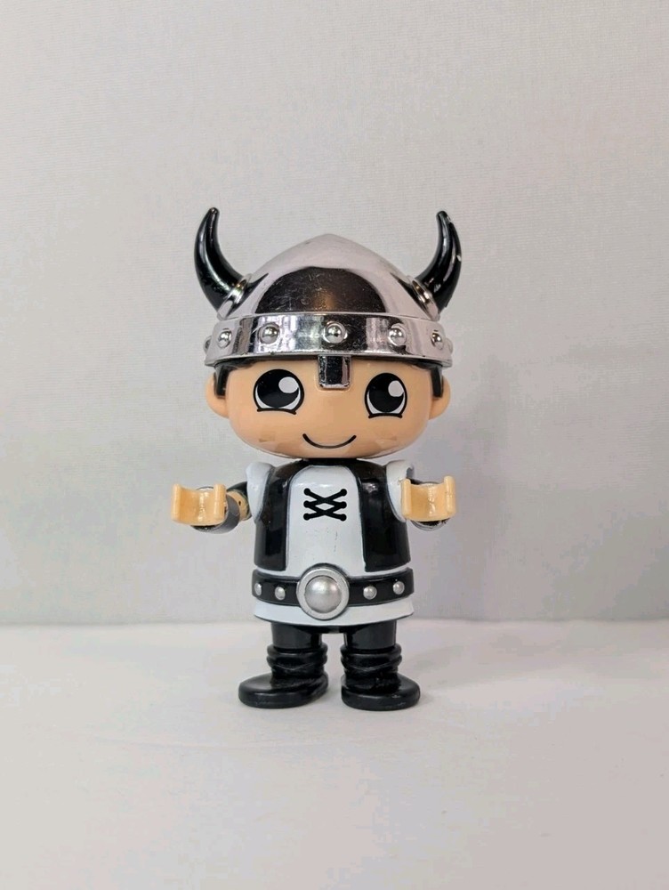 Bonkers Toy Ryan’s World 3″ Viking Ryan Black Suit Silver Helmet Action Figure