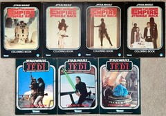 Vintage Kenner Star Wars ESB / ROTJ Coloring Books Lot (1980 & 1983) Unused