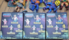Loyal Subjects MOTU Action Vinyls 11 Figure Lot Ram Man Chase Boxed Loose +Bonus