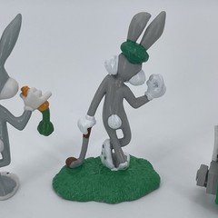 Vintage Looney Tunes Bugs Bunny Golfer PVC Wile E. Coyote Golfer 1994 Applause