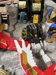 Power Rangers Megazord Lot HUGE Tigerzoid Thunderzoid Helmets Swords