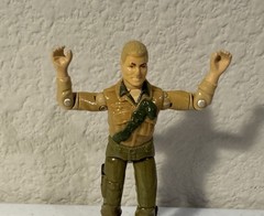 GI Joe 1983 Duke First Sergeant Figure with File Card Weapons Original Parts