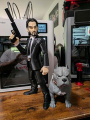 🔥 John Wick Collectible Figure & Dog 🔥