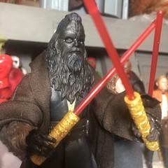 Star Wars Black Series Lot 2 Custom Sith Figures Leia Starkiller, Darth Mad Klaw