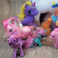 Mixed Lot My Little Pony Mixed Lot of 9 Various Generations Colors and Sizes