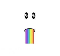 Roblox – Rainbow Barf Face Billboard Guy Celebrity Series 2 – RARE Toy Code