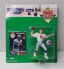 Starting Lineup [SLU] Lot/Bundle – Joe Montana & Drew Bledsoe – 1995 Edition