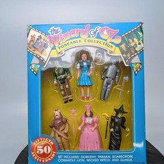 Turner Wizard of Oz 3.75â Action Figure Toys 50th Anniversary 1988 89 Lot x 6