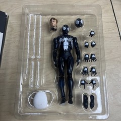 Ct Toys Spiderman Figure based on Mafex 147 Symbiote Black Suit Read Desc.