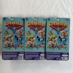 McFarlane DC Super Friends Wonder Woman, Batman, & Superman Red Platinum Figures