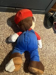 Super Mario 24 In Plush With Hidden Pocket