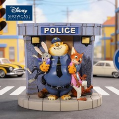 Enesco Zootopia Clawhauser Judy Nick Figure Official Disney Collectible