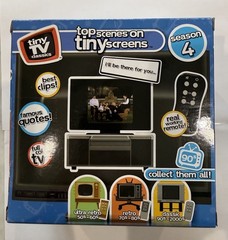 Tiny TV Classics Friends Clips Season 4 Real Working TV and Remote – New